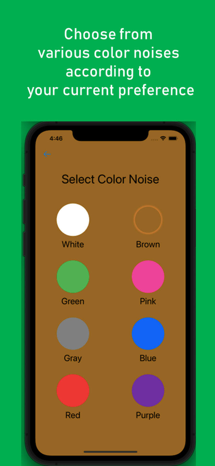 Noise Brown Green Pink and Co