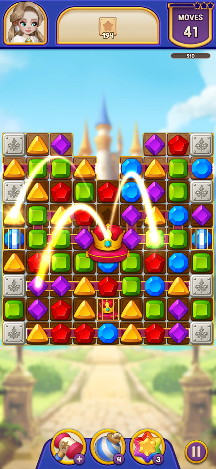 Royal Queenie Jewel Match 3