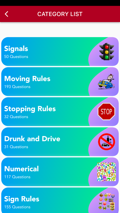 Vermont Basic Driving Test Screenshot