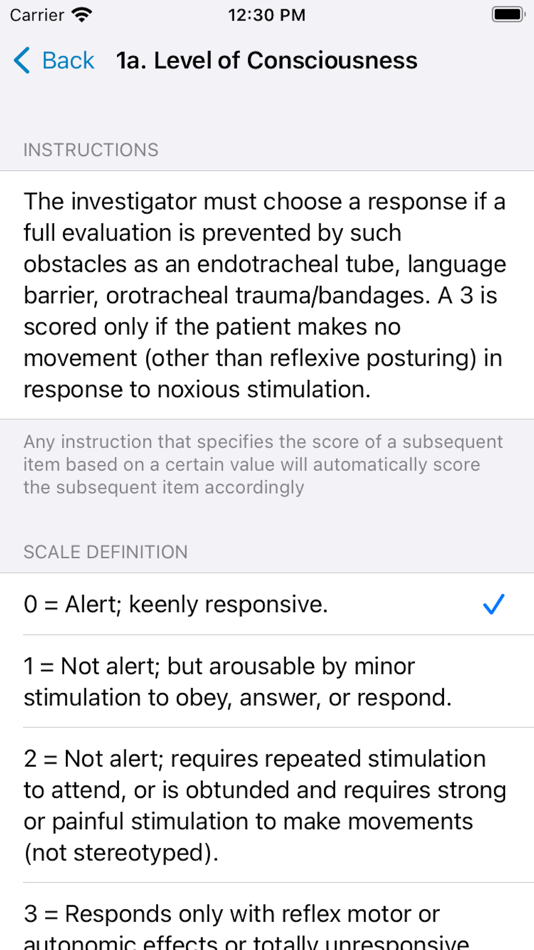 #3. NIH Stroke Scale Calculator (iOS) Von: US Department of Veterans Affairs (VA)