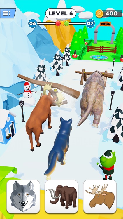 Evolution Run Move Animals