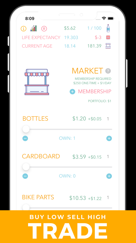 #3. Hobo - Real Life Simulator (iOS) By: Chimpanzee, LLC