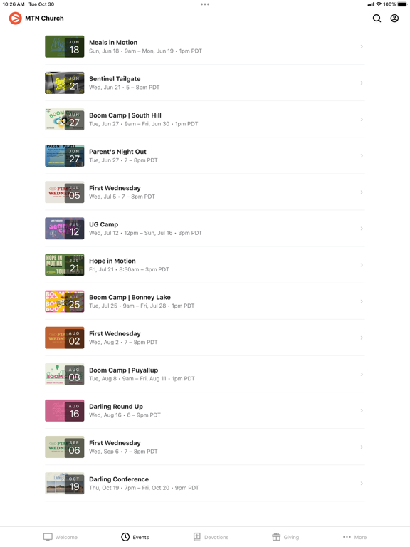 Screenshot #5 pour Motion Church App