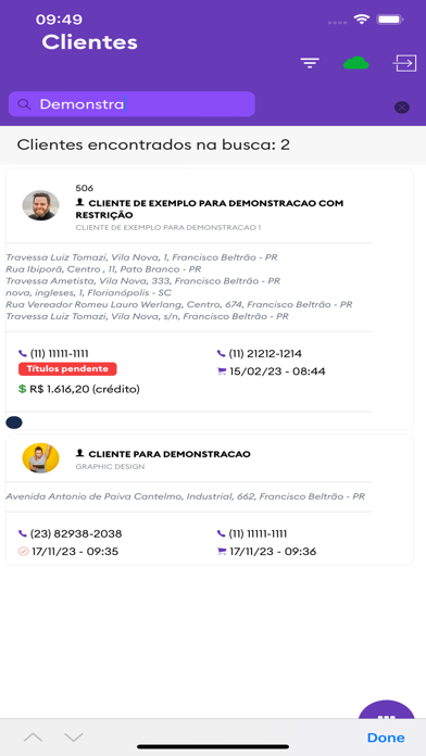 Pedidos Móveis Screenshot