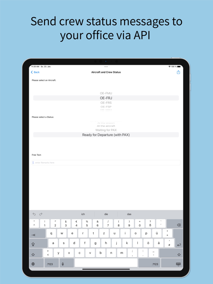 OpsControl Sheet for Aviation