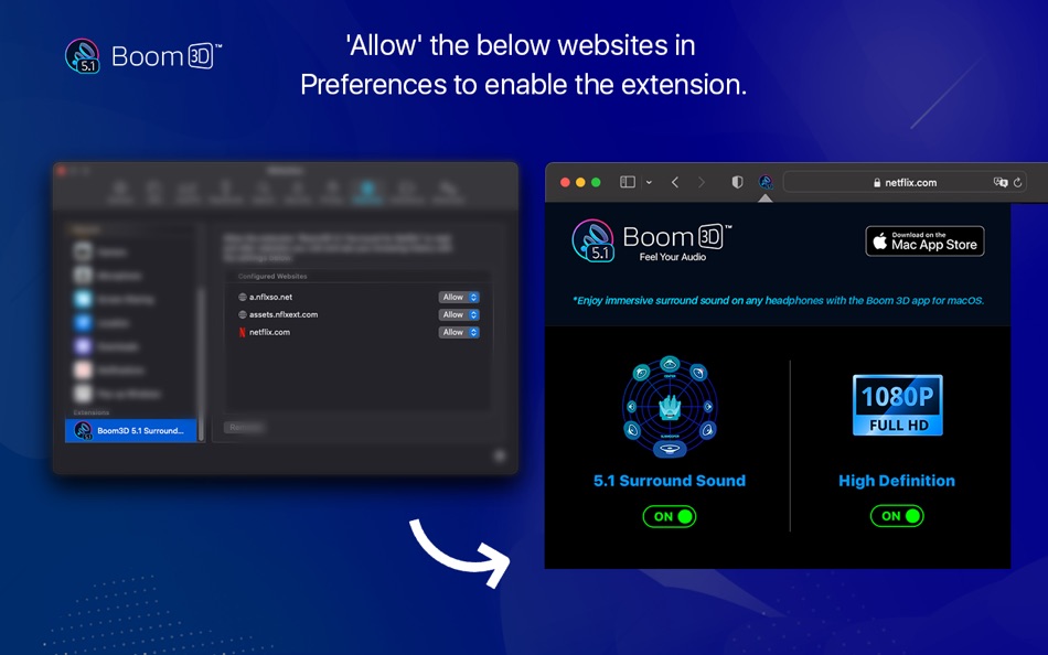 Boom3D-5.1 Audio for Netflix - 1.0.3 - (macOS)