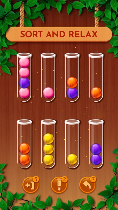 Woody Sort: Ball Sort Puzzle Screenshot