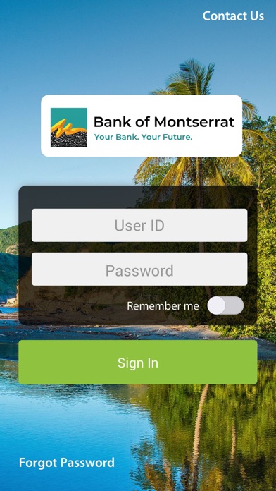 Bank of Montserrat Screenshot