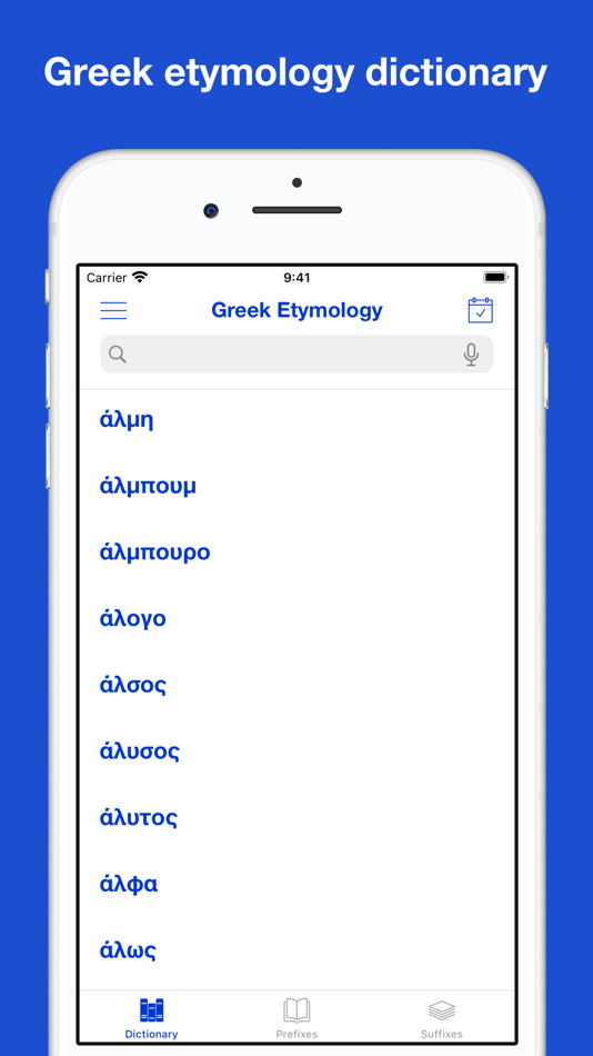 Greek etymology and origins - 2.0 - (iOS)