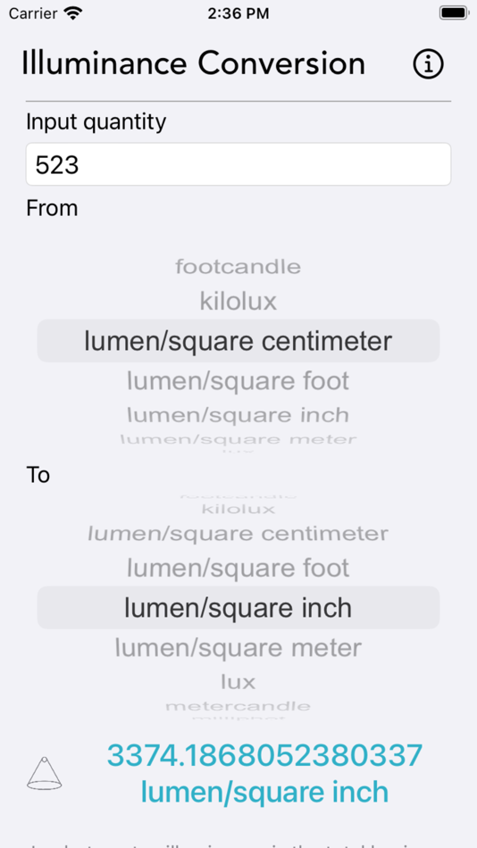 #10. Illuminance Conversion (iOS) 由: Nitrio