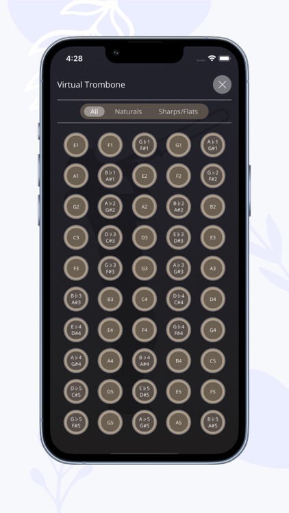 Trombone Slide Position Chart screenshot-3