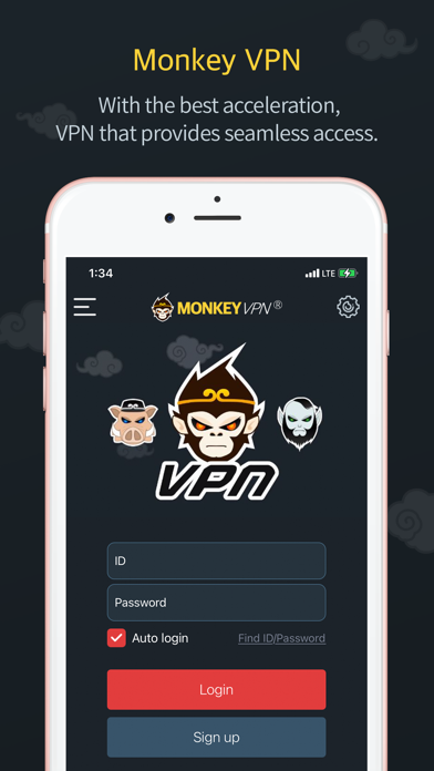 Monkey VPN Screenshot