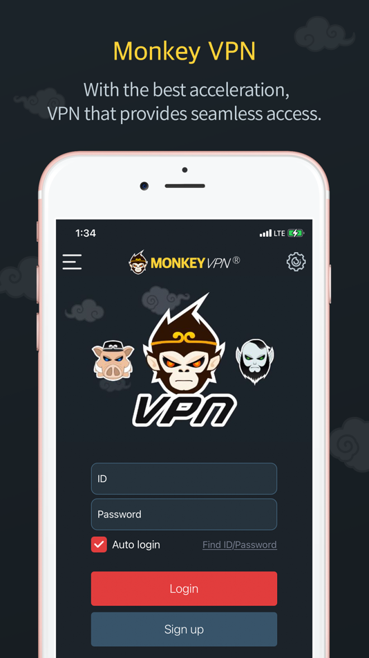 #1. Monkey VPN (iOS) 由: App Solution Company, Ltd