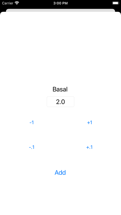 GBBT Insuline tracker Screenshot
