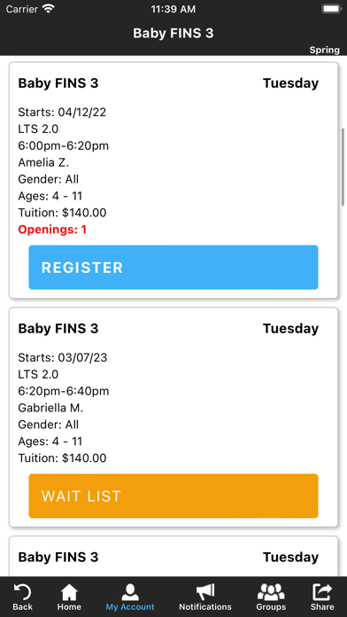FINS Swim School Screenshot 4 - AppWisp.com FINS Swim School Screenshot 4 - AppWisp.com