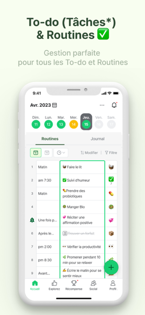 ‎MyRoutine:Planning quotidienne Capture d'écran