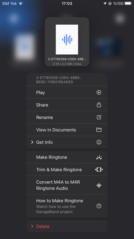 Video to .M4A & Ringtone Maker - 1.1.0 - (iOS)