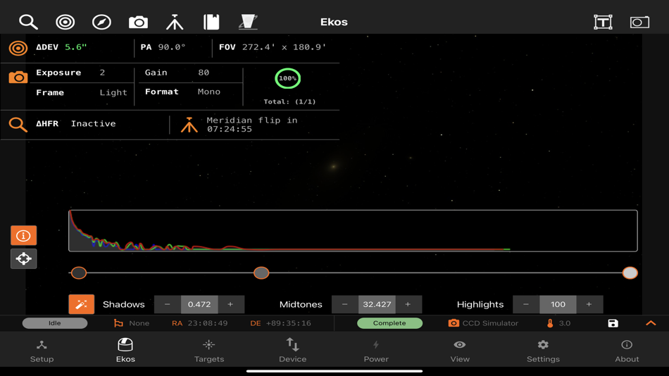 #6. StellarMate (iOS) 由: Ikarus Astronomy Company For Scientific Instruments & Tools