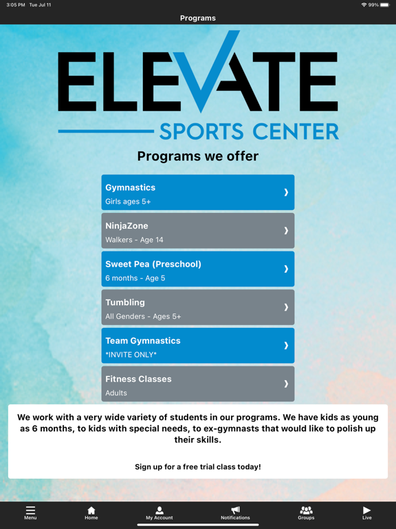 Screenshot #6 pour Elevate Sports Center
