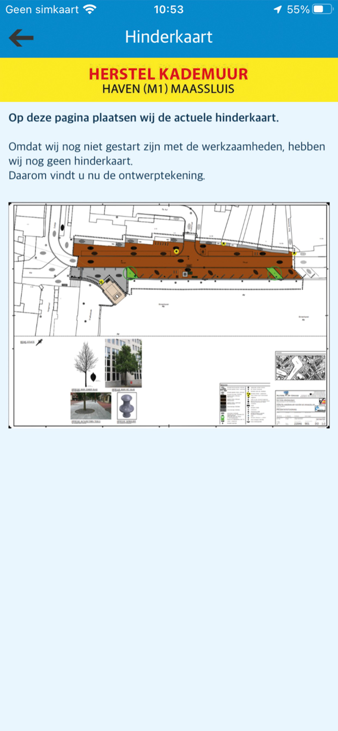 Herstel kade Haven Maassluis
