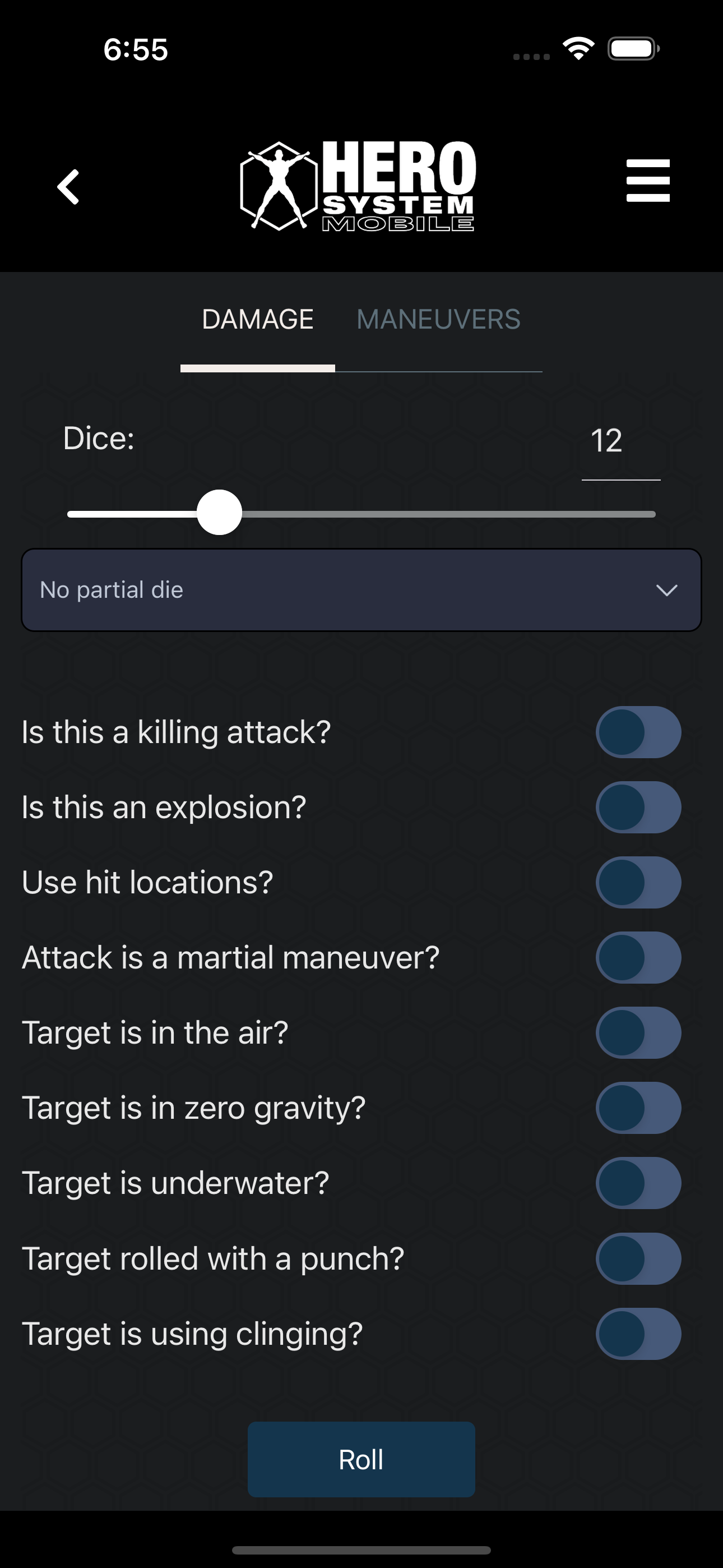 HERO System Mobile