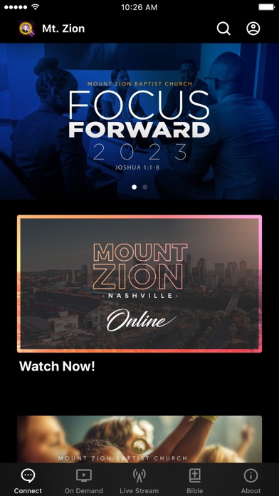 Mt. Zion Baptist Church Screenshot