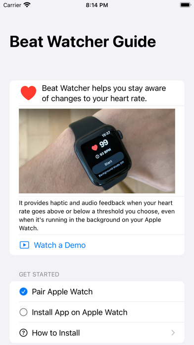 Screenshot #2 pour Beat Watcher: Stress Monitor