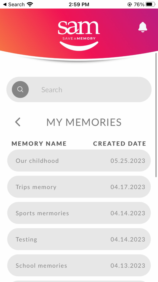 #5. SAM - Save a Memory (iOS) 게시자: Save a Memory Corp.
