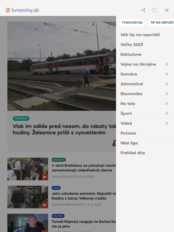 Screenshot #6 pour TVNOVINY