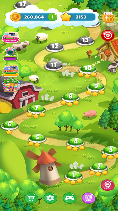 Fruit & Food: Puzzle Saga Screenshot