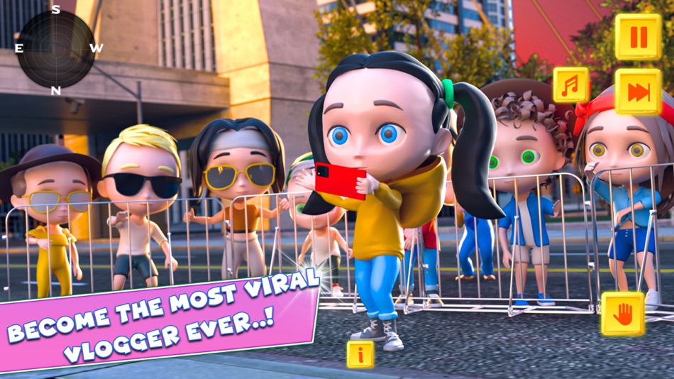 #3. Vlogger Girl Life Simulator 3D (iOS) Von: Zia Ul Haq