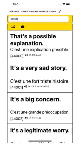 Game screenshot Speak French - 100,000 Phrases hack