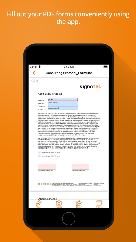 #1. signoSign - Sign PDF documents (iOS) 由: signotec GmbH