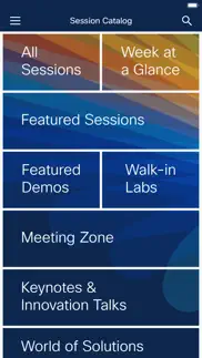 cisco events app iphone screenshot 3
