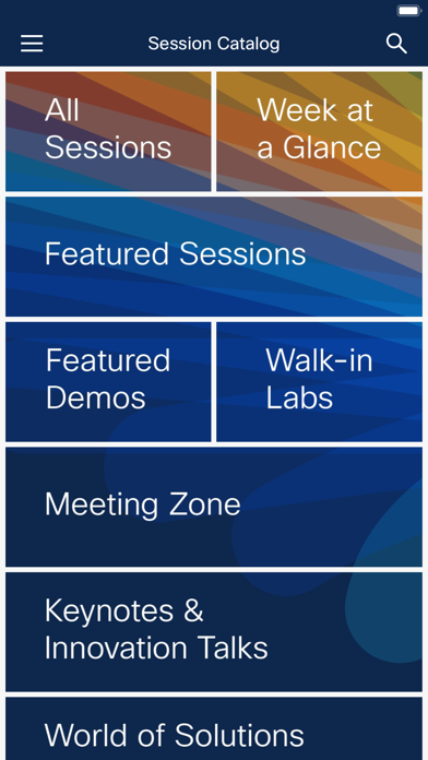 Cisco Events App Screenshot