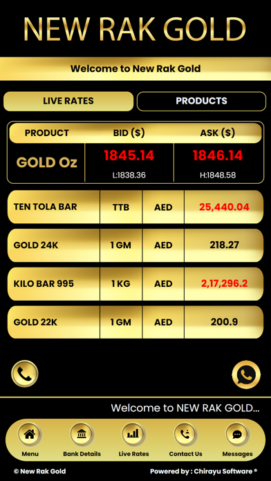 New Rak Gold Screenshot