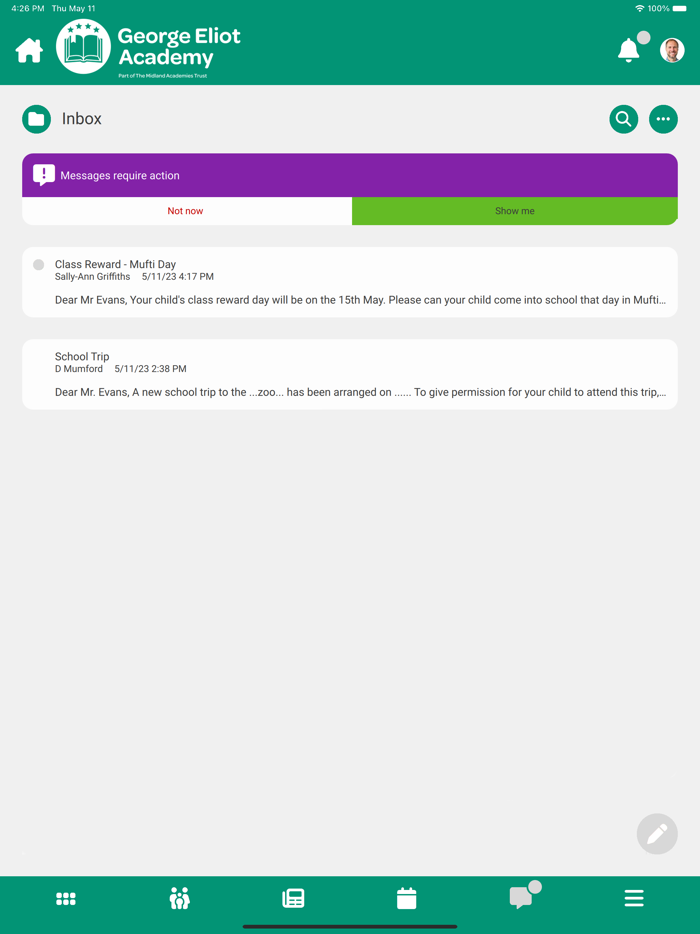 George Eliot Academy App