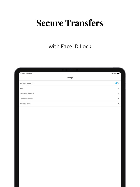Content Transfer Smart Share iPad screenshot 4 - Utilities app