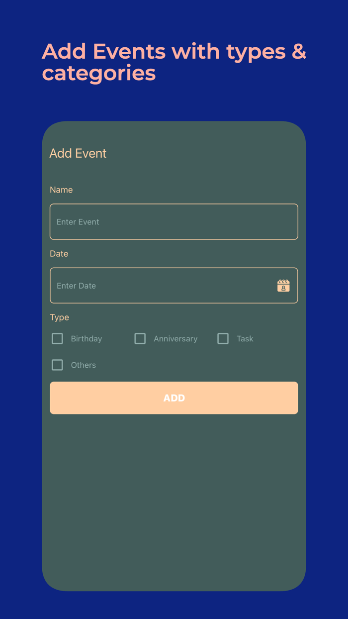 Events and Calendar Planner