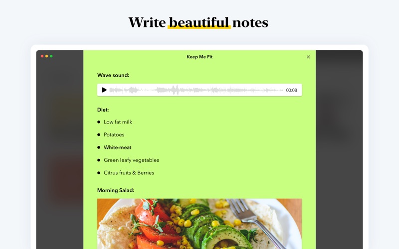 notebook - notes, to do iphone screenshot 2