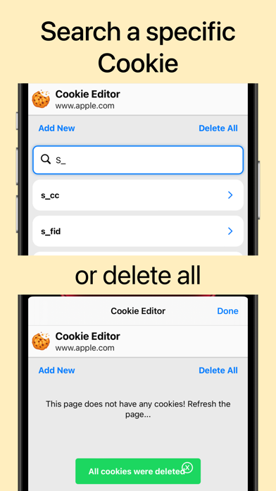 Cookie Editor Safari 拡張機能のおすすめ画像5