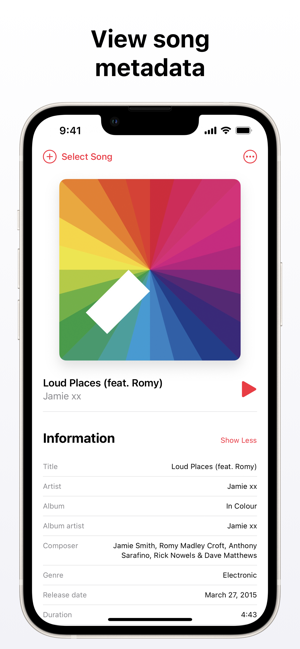 ‎Music Info — Song Metadata Screenshot