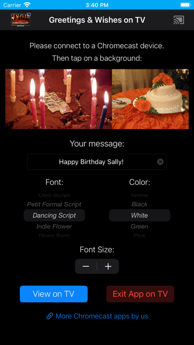 Greetings and Wishes on TV Screenshot