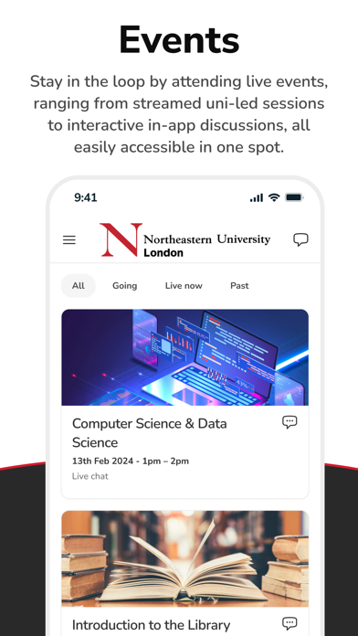NU London CampusConnect Screenshot