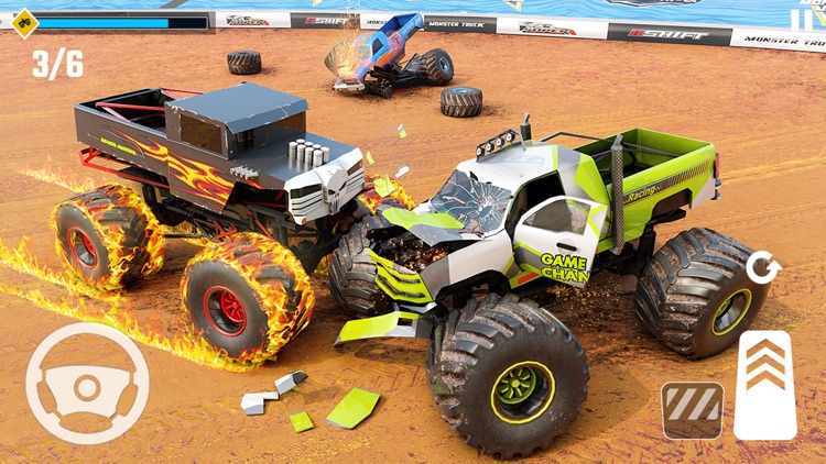 Monster Truck Racing Stunt