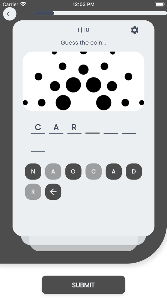 #4. Crypto Quiz Game (iOS) By: Ovidiu Lup