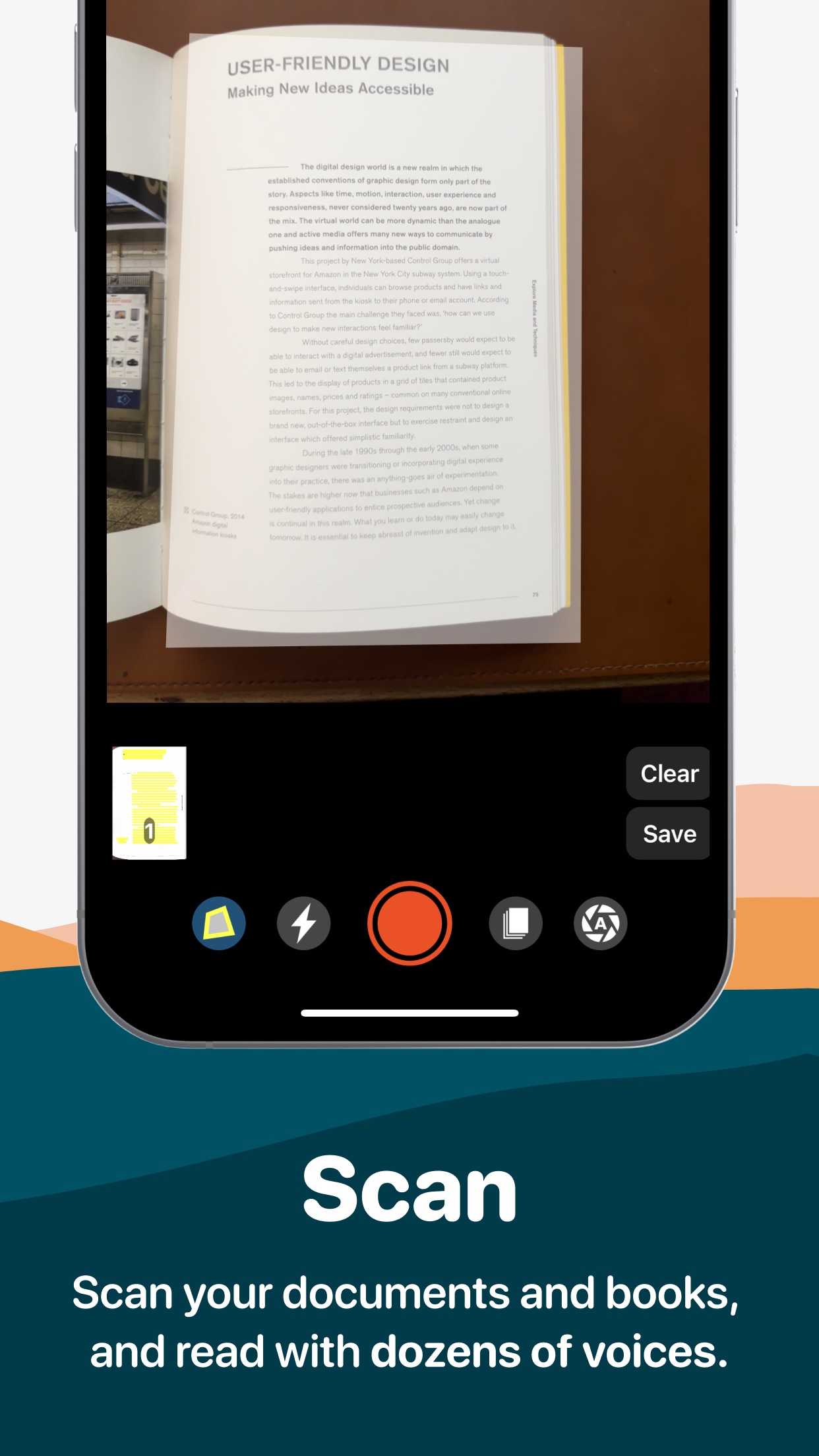 Screenshot do app Voice Dream Reader TTS