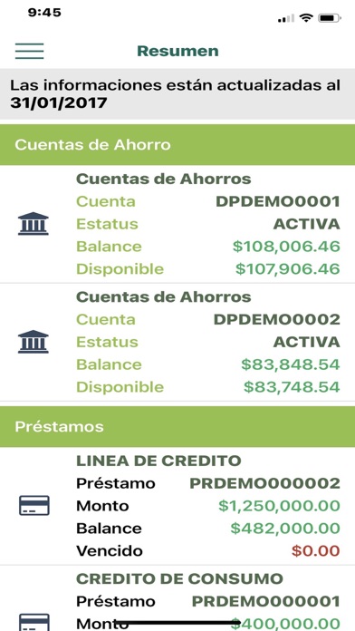 Coopsano Movil Screenshot