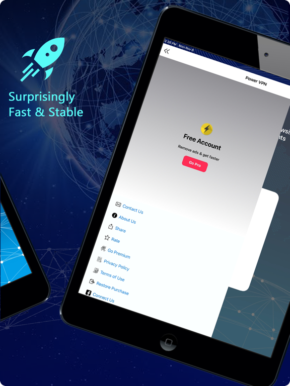 Screenshot #5 pour Power VPN : Fast & Secure VPN