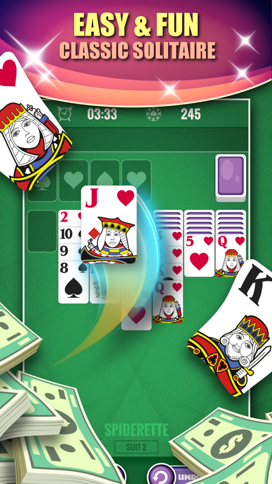 Solitaire Spiderette: Win Cash - 1.1.0 - (iOS)